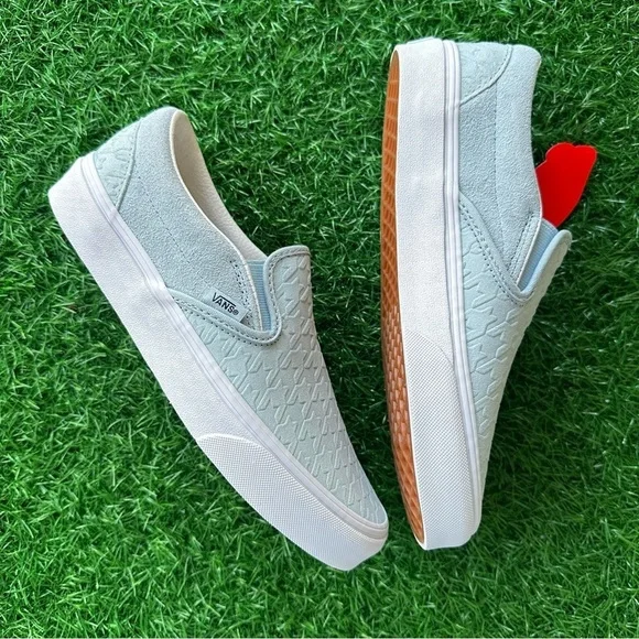 Vans Classic Slip On Houndstooth Embossed Suede - Picture 4 of 8